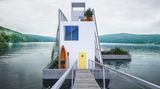 Dieses Haus wurde entworfen, weil in vielen Regionen die Gefahr von Überflutungen zunimmt. 