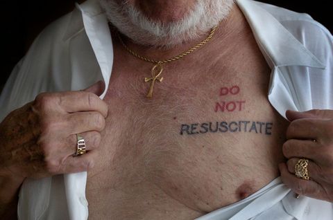 "Do not resuscitate" - Botschaft an die Ärzte? (Symbolbild)