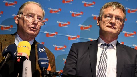 Neue Doppelspitze, neuer Rechtsruck: Meuthen und Gauland zu AfD-Vorsitzenden gewählt