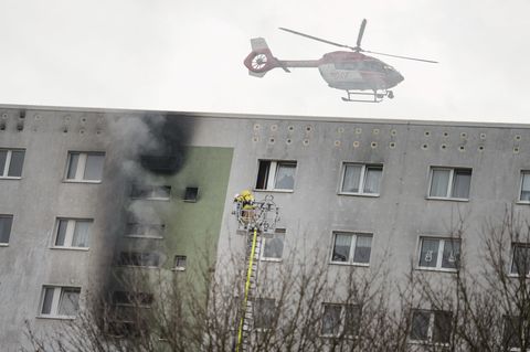 Hochhausbrand in Berlin - 22 Menschen verletzt