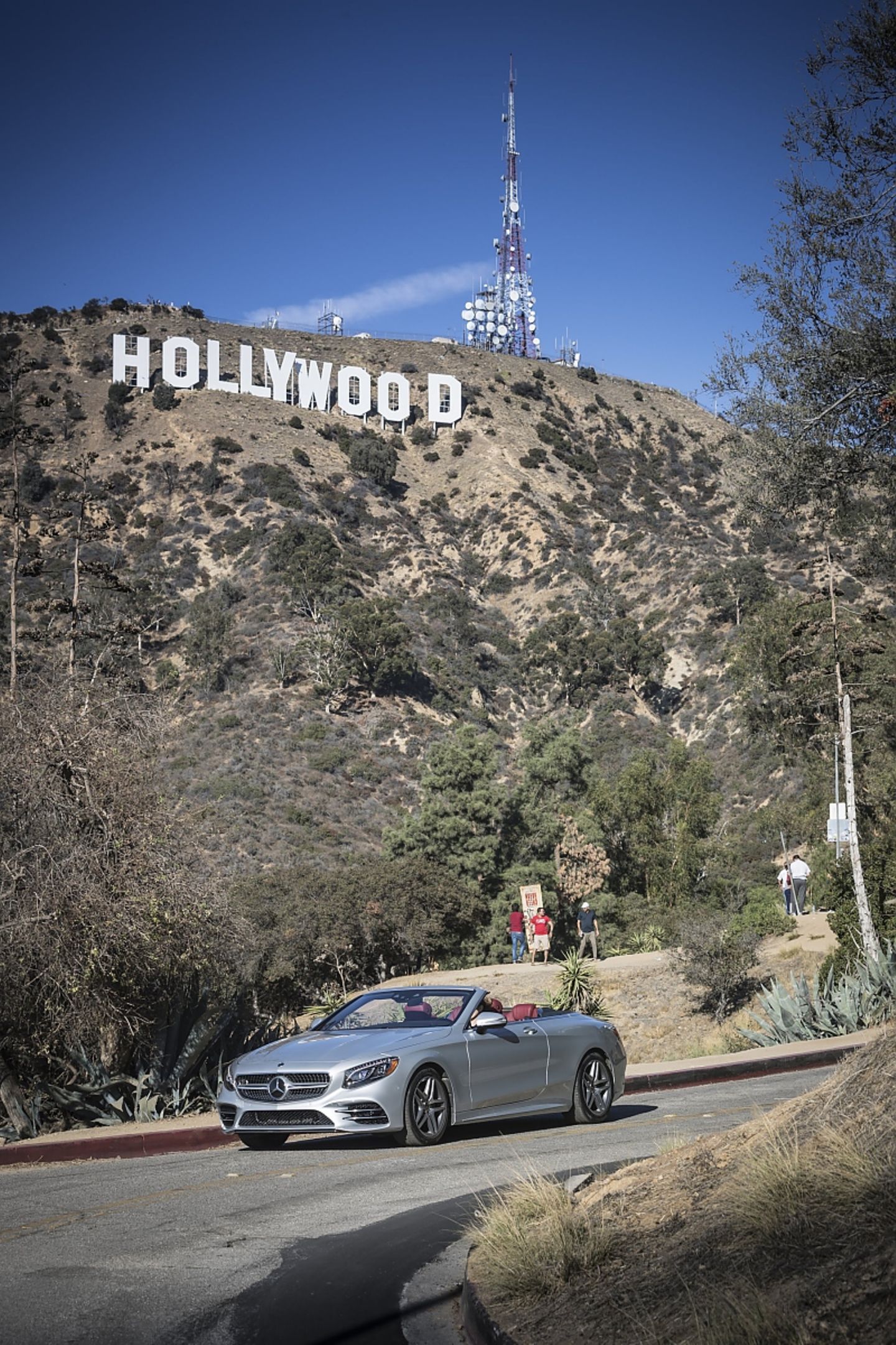 Mercedes S 560 Cabrio - unterwegs in den Hollywood Hills