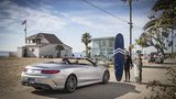 Mercedes S 560 Cabrio - das Stoffdach öffnet und schließt vollelektrisch