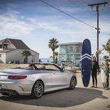 Mercedes S 560 Cabrio - das Stoffdach öffnet und schließt vollelektrisch