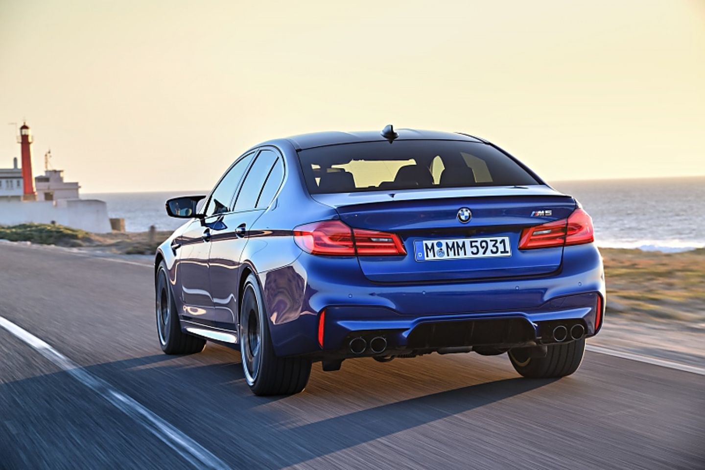 BMW M5 - bulliger Auftritt am Heck