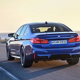 BMW M5 - bulliger Auftritt am Heck