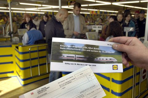 Lidl - Deutsche Bahn - Bahntickets