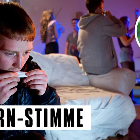 Sohn nimmt Drogen