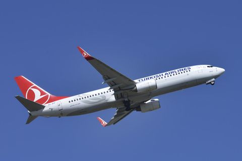 Eine Boeing 737, mit der Turkish Airlines die Strecke von Nairobi nach Istanbul fliegt.