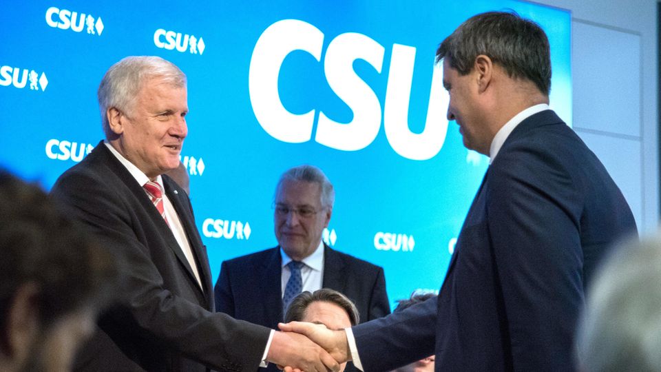 CSU: Markus Söder und Horst Seehofer