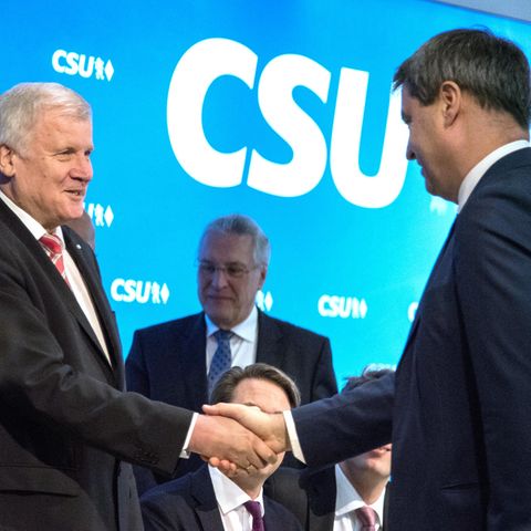CSU: Markus Söder und Horst Seehofer