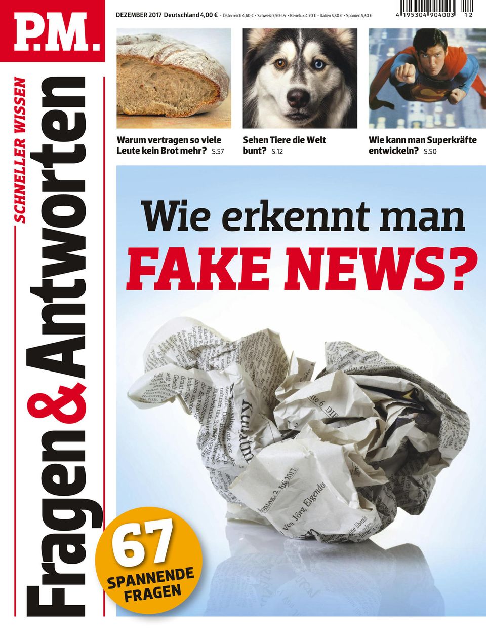 P.M. Fragen & Antworten Cover Dezember 2017 P.M. Fragen & Antworten Cover Dezember 2017