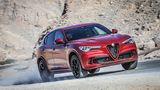 Alfa Romeo Stelvio Quadrifoglio im leichten Drift