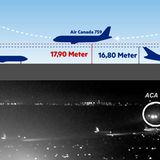 Die Nacht, in der San Franciscos Flughafen nur knapp einer Katastrophe entgeht    Juli 2017: Der Landeanflug eines Passagierfliegers von Air Canada auf den Flughafen San Francisco hätte beinahe ein folgenschweres Unglück zur Folge gehabt. Statt auf der Landebahn wollte die Maschine auf einer Rollbahn aufsetzen, auf der vier Flugzeuge auf die Startfreigabe warteten. In letzter Sekunde startete der Pilot von Flug AC759 durch. Später stellte sich heraus: Der Abstand zum Boden betrug nur 2,5 Sekunden - knapp 18 Meter zu den anderen Flugzeugen. Sehen Sie die Rekonstruktion hier im Video an.