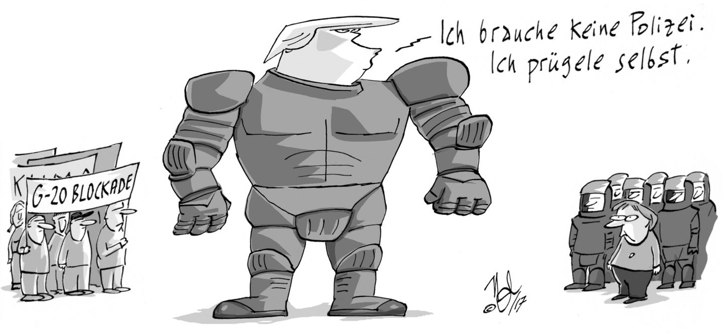 Humor 2017: Die besten Trump-Cartoons des Jahres