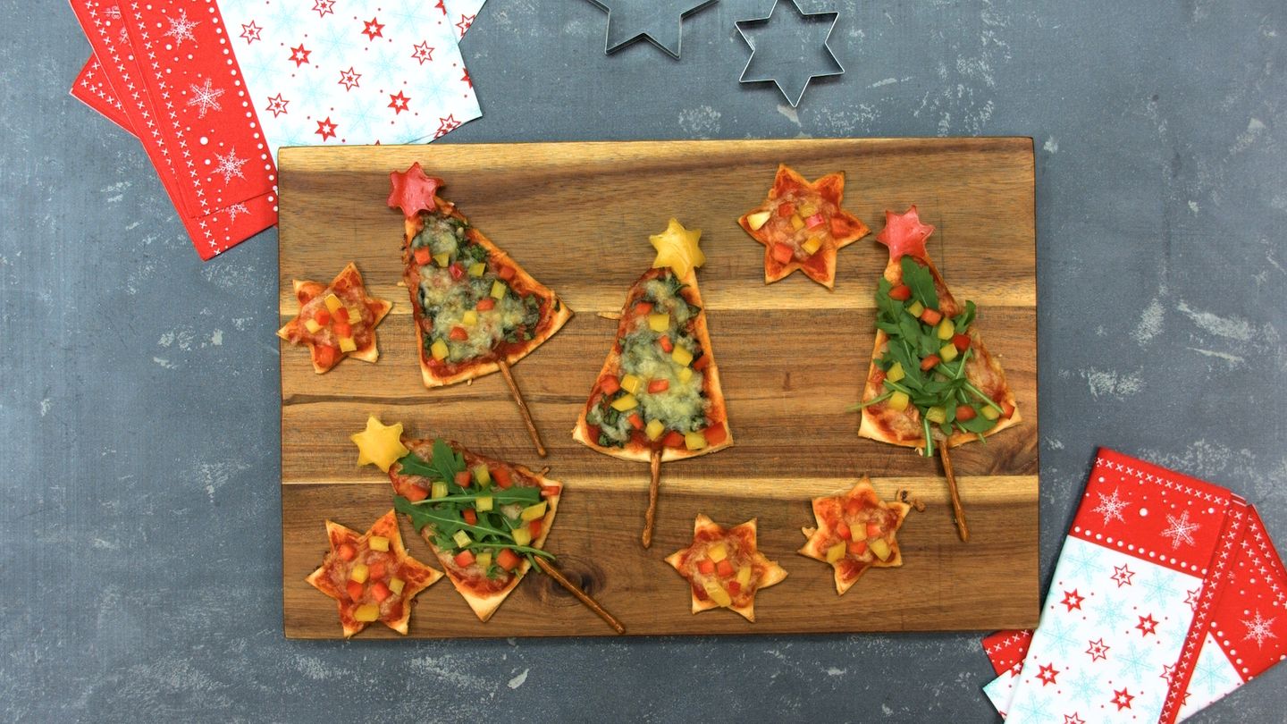 Rezept Pizza-Plätzchen: Weihnachtsessen mal anders  STERN.de