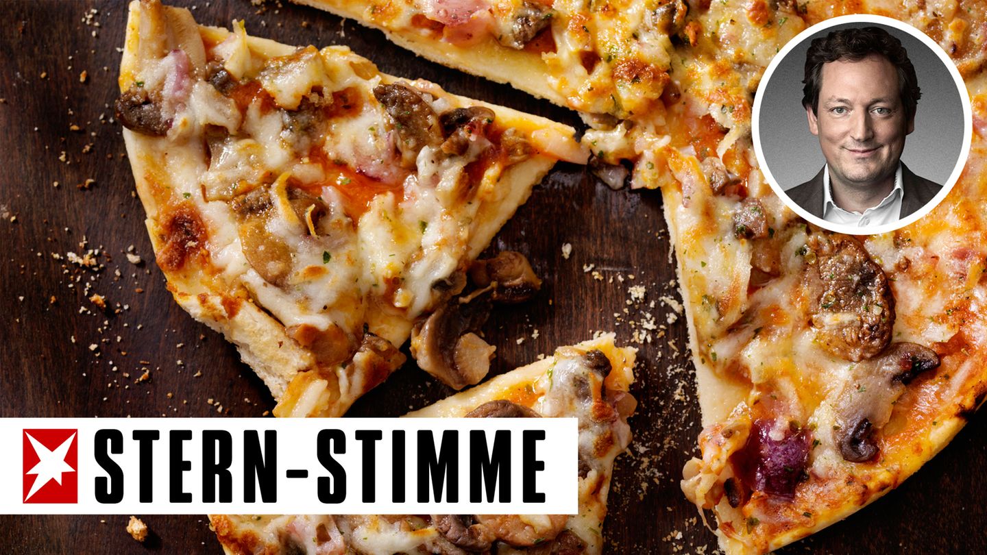 Eckart von Hirschhausen rät: "Gehen Sie mit Ihrem Gegenüber eine Pizza essen, und Sie erfahren mehr über diesen Menschen, als Ihnen vielleicht lieb ist"
