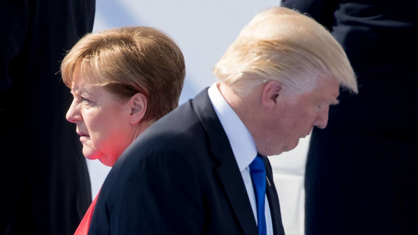 Angela Merkel und Donald Trump