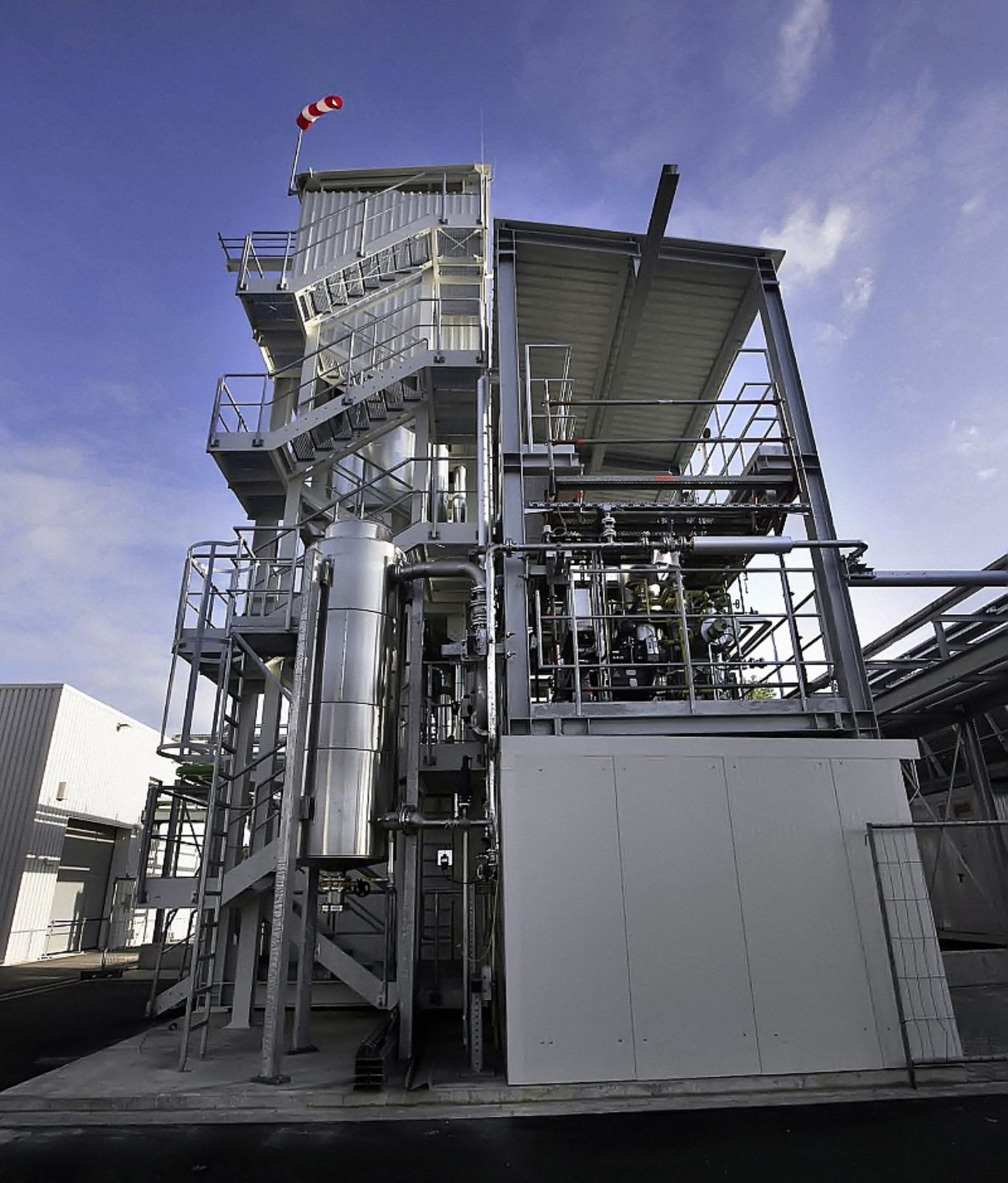 Das Gewinnen von e-CNG ist energieintensiv