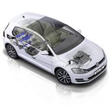 Auch vom VW Golf gibt es eine CNG-Version