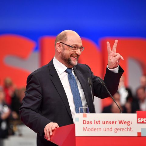 Martin Schulz erhält Dämpfer - mit 81,9 Prozent als SPD-Chef wiedergewählt
