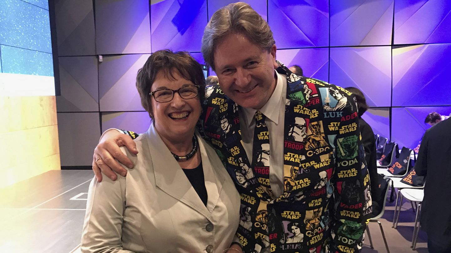 Frank Behrendt mit Bundeswirtschaftsministerin Brigitte Zypries