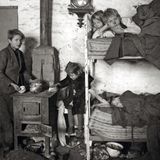 Kinder einer Flüchtlingsfamilie