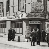 "Bunte Kuh" an der Ecke Reeperbahn/Silbersackstraße