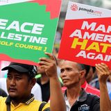 Demonstranden in Malaysia