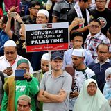 Demonstranten in Kuala Lumpur