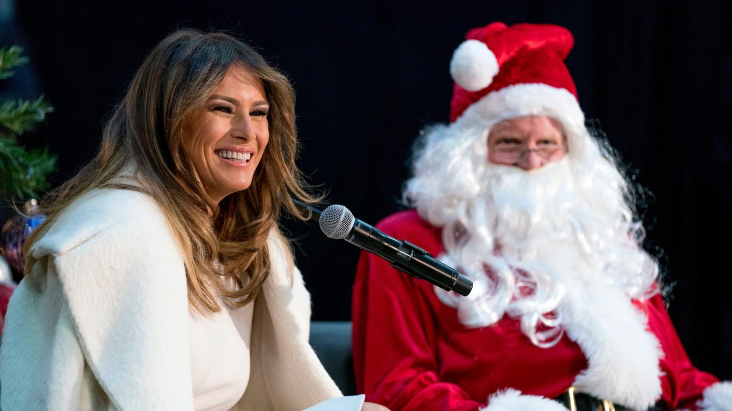 Melania Trump Weihnachtsmann