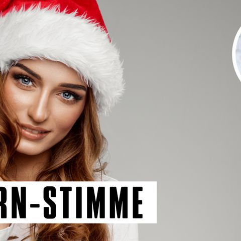 Wenn alles Strahlen nichts genützt hat, sitzt frau Weihnachten doch vor dem TV.