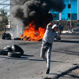 Israel-Konflikt: Demonstranten in Ramallah