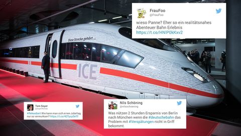 Deutsche Bahn hat Panne bei Eröffnung - so reagieren die Twitter-User