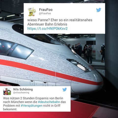 Deutsche Bahn hat Panne bei Eröffnung - so reagieren die Twitter-User