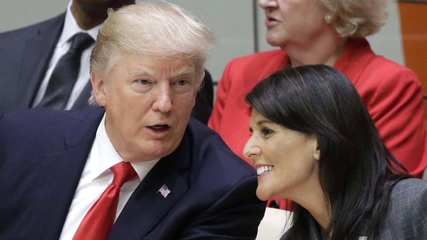 Donald Trum und Nikki Haley