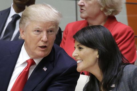 Donald Trum und Nikki Haley