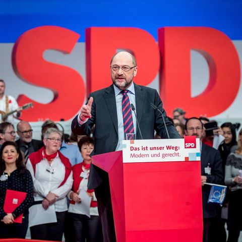 Der SPD-Vorsitzende Martin Schulz am vergangenen Wochenende auf dem Parteitag in Berlin