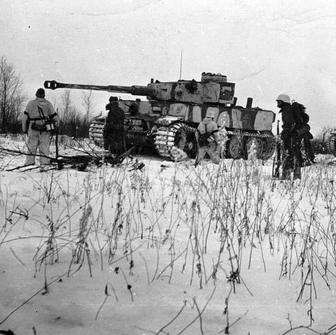 Die mächtigen Tiger I kamen zu spät, um den Weg nach Stalingrad zu bahnen.