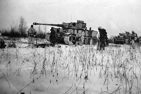 Die mächtigen Tiger I kamen zu spät, um den Weg nach Stalingrad zu bahnen.