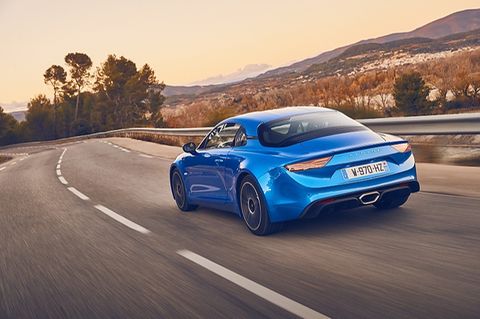 Der Alpine A110 schafft 250 km/h Spitze