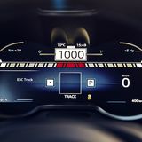 Das Rundinstrumenten-Display liefert einige Informationen