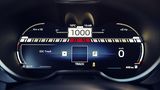 Das Rundinstrumenten-Display liefert einige Informationen