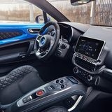 Der Touchscreen ist sieben Zoll groß