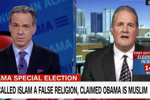 Ted Crockett, Sprecher von US-Republikaner Roy Moore, im CNN-Interview