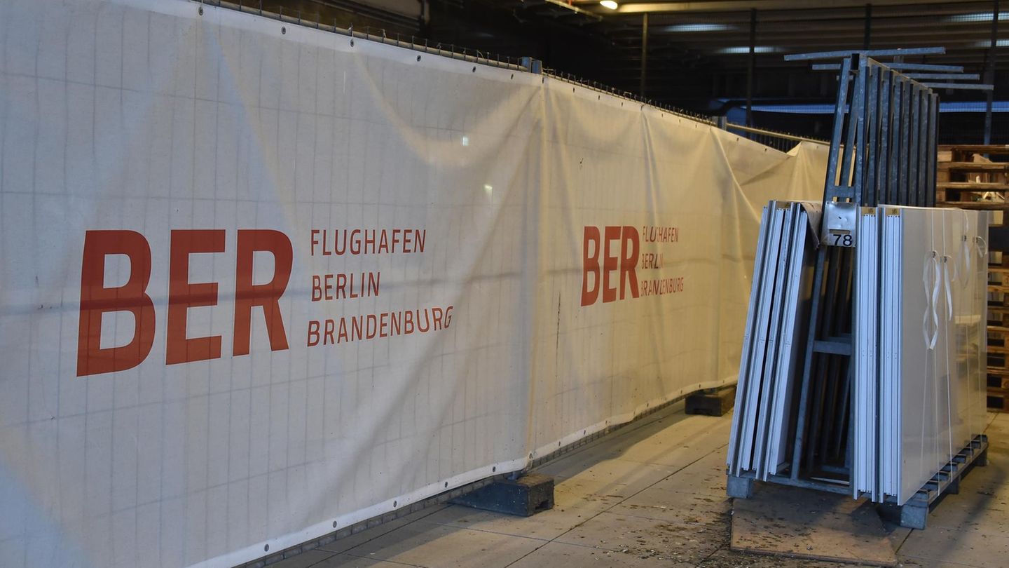 Baustelle auf dem Hauptstadtflughafen BER