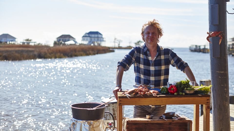 Bart van Olphen kocht mit den Zutaten, die das Meer hergibt