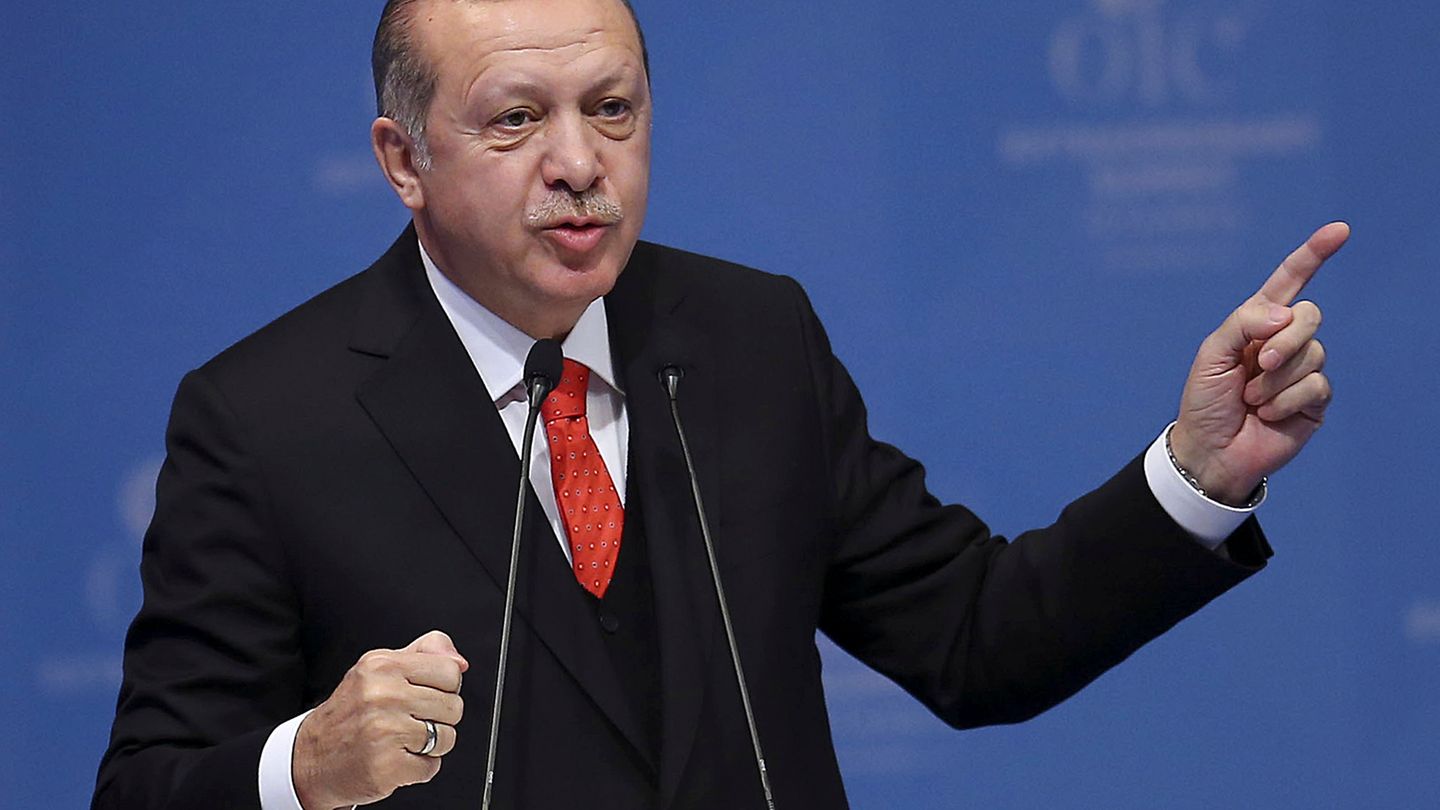 Recep Tayyip Erdogan beim OIC-Sondergipfel in Istanbul