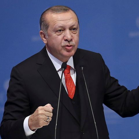 Recep Tayyip Erdogan beim OIC-Sondergipfel in Istanbul