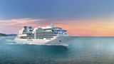 "Seabourn Ovation" von Seabourn Cruise Line  Klein und fein: Die neue Megayacht hat nur 302 Kabinen und soll Anfang Mai 2018 auf Jungfernfahrt gehen. Das Luxusschiff verspricht Seereisen auf höchstem Niveau und steuert auch kleine Häfen im Mittelmeer und später auch in der Ostsee an.  Daten: 210 Meter Länge, 40.300 BRZ, 604 Passagiere, https://de.seabourn.com