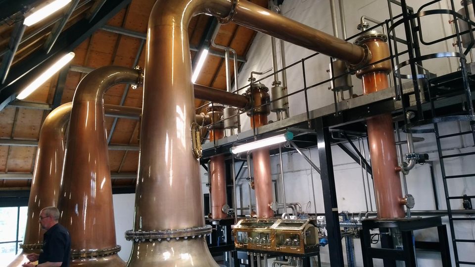 Die Anlage eine Whisky Destille auf Arran Die Anlage eine Whisky Destille auf Arran